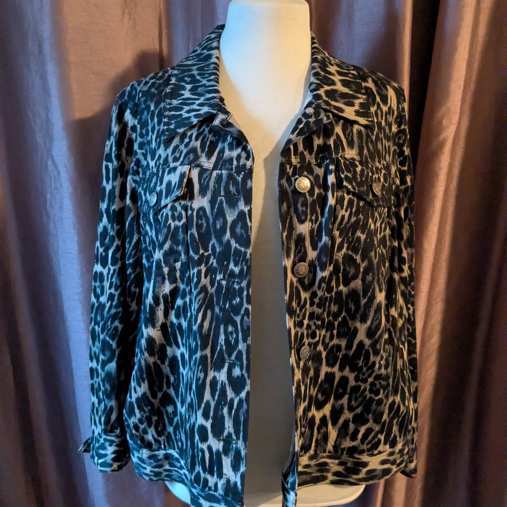 Carole Little Black and White Patterned Jacket